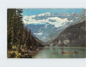 Postcard Lake Louise And Victoria Glacier, Canadian Rockies, Canada