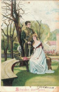 Romantic Couple Vintage Postcard 06.67