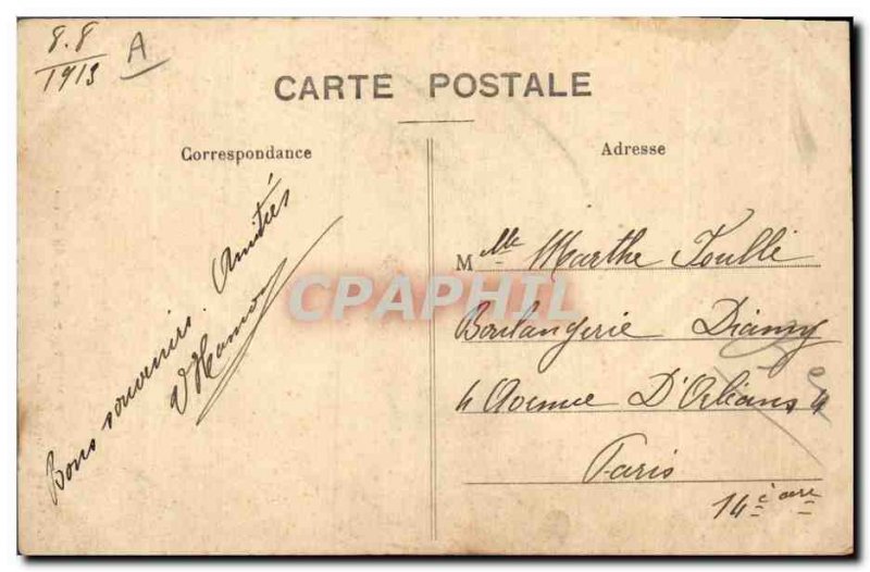 Old Postcard Folklore Pontivy bearer Stival milk