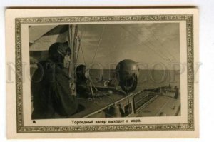 146330 NAVY Red Fleet Torpedo-boat old PHOTO card