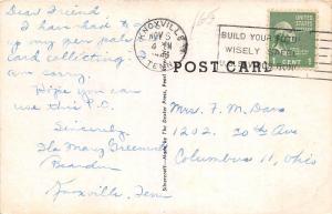 C73/ Waverly Tennessee Tn Postcard c1940 Post Office Building