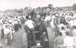 B30/ Occuptional Worker RPPC Postcard Steam? Tractor Farming Scene c1950s   12