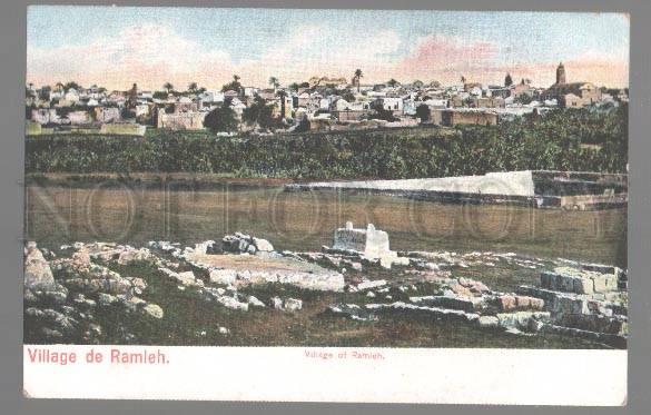 099061 PALESTINE Village de Ramleh Vintage colorful PC