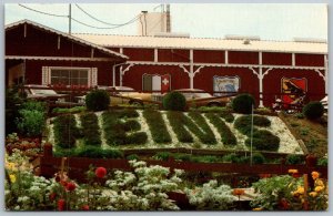 Berlin Ohio 1970s Postcard Bunker Hill Village Cheese House Stores