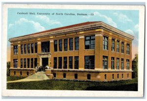 c1930's Caldwell Hall University of North Carolina NC Durham NC Vintage Postcard 