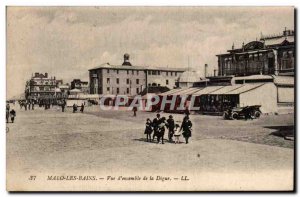 Malo les Bains - La Digue - Overview - Old Postcard