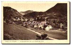 Postcard Old St Jeoire The area of ​​the iron tower