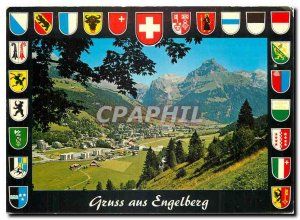 Modern Postcard Gruss aus Engelberg