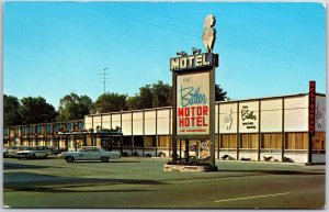 The Butler Motor Hotel Ottawa Ontario Canada Front Parking Grounds Postcard