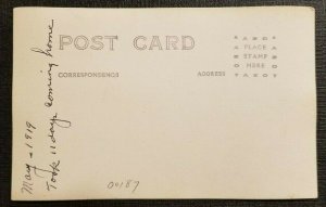 Vintage RPPC Photo Postcard US Navy USS Matsonia