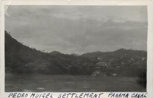 Real photo Pedro Miguel Settlement Panama Canal