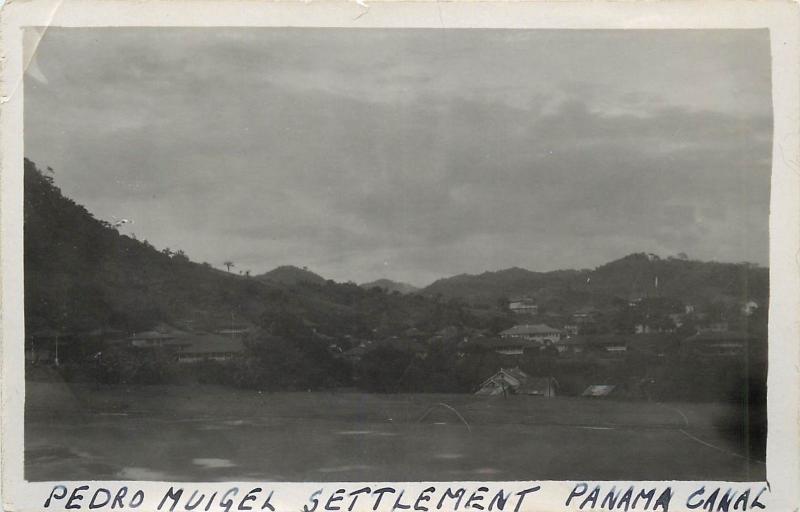 Real photo Pedro Miguel Settlement Panama Canal