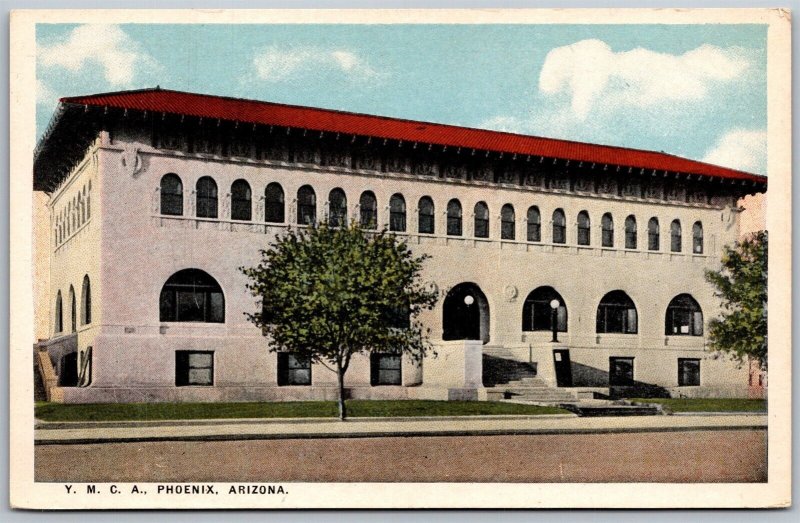 Vtg Phoenix Arizona AZ YMCA Building 1920s View Old Unused Postcard