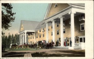 Yellowstone National Park Wyoming WY Hotel c1910s Postcard