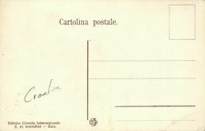 croatia, ZARA ZADAR, Biblioteca Paravia, Library (1910s) Postcard