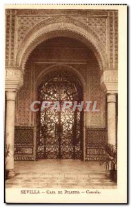 Sevilla Old Postcard Case Of Pilato Cancela