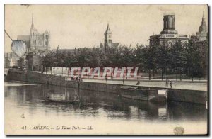 Old Postcard Amiens Le Vieux Port