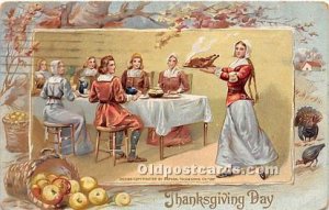 Thanksgiving Greetings 1911 a lot of yellowing on back from age