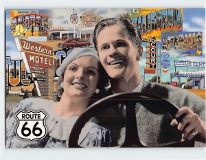 Postcard Route 66 USA