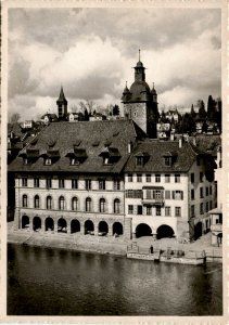 Vintage UUN LUZERN Altes Rathaus 237 Léon Nordmann & Co Luzern Swiss Made RPPC!