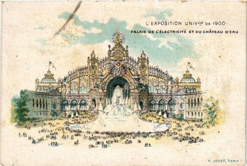 CPA PARIS EXPO 1900 - Palais de l'électricité (306559)
