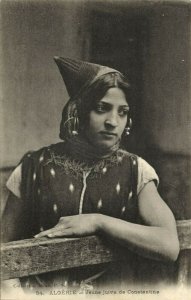 Young Jewish Girl in Constantine Algeria, Judaica (1910s) Collection Idéale P.S.