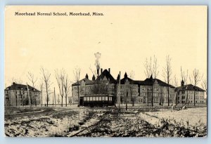 Moorhead Minnesota Postcard Moorhead Normal School Exterior 1910 Vintage Antique