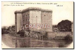 Old Postcard Tarascon Chateau du Roi Rene