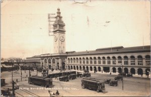 USA Ferry Building San Francisco California Vintage RPPC 09.46 