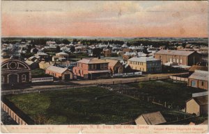 PC NEW ZEALAND, ASHBURTON FROM POST OFFICE TOWER, Vintage Postcard (B41546)