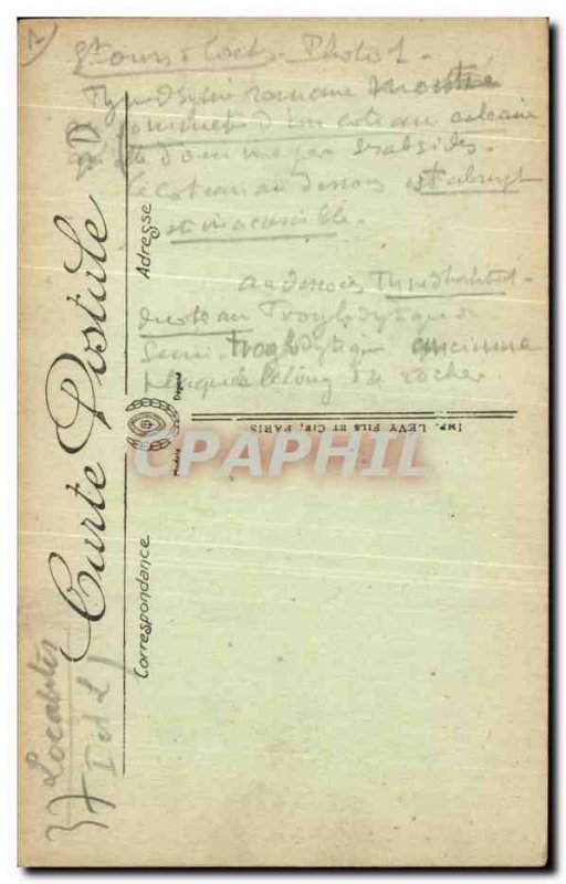 Old Postcard Loches Collegiale Saint Ours L & # 39Abside