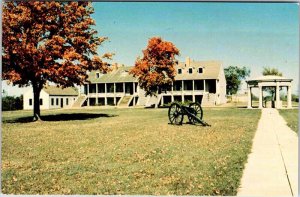 Postcard MILITARY SCENE Fort Scott National Historic Site Kansas KS AO4134