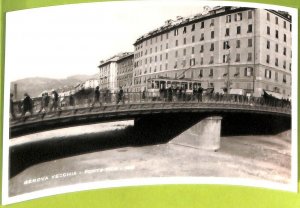 aa9190 VINTAGE POSTCARD GENOA CITY: Ponte Pila 1910-