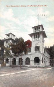 C33/ Tolchester Beach Maryland Md Postcard 1910 New Excursion House