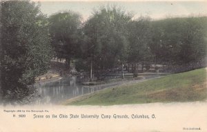 Ohio State University Campus Grounds Columbus Ohio 1905c Rotograph postcard