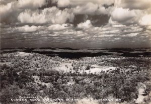 RPPC, Clouds over the Shepherd of the Hills Country , Branson MO,Old Post Card