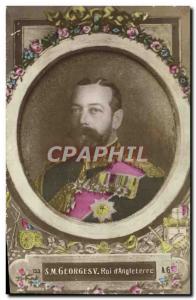 Old Postcard HM King George V d & # 39Angleterre