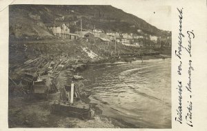 turkey, TRABZON, Coastal Scene on the Black Sea (1910s) RPPC Postcard