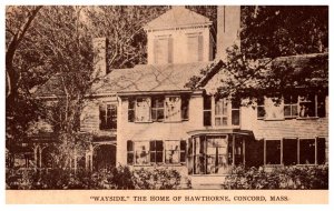 Massachusetts  Concord Wayside , The home of Hawthorne