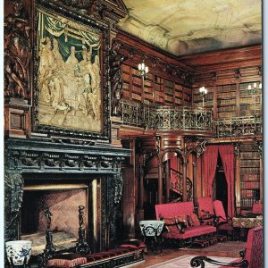 1969 Asheville NC Library Biltmore House Interior Fireplace Sacred Geometry A298