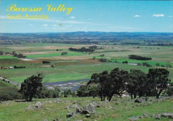 Australia Barossa Valley General View Looking West From Menglers Hill