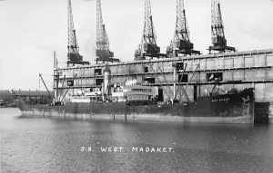 SS West Madaket Waterman Co. Mobile Oceanic Line, Real Photo Writing on back,...