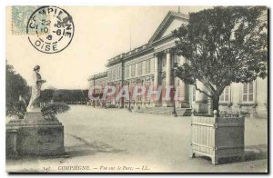 Old Postcard Compiegne Park View