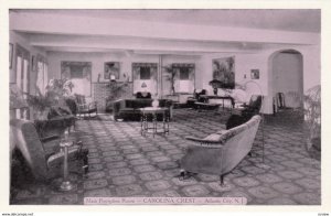 ATLANTIC CITY, New Jersey, 1930s; Carolina Crest, Main Reception Room