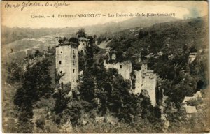 CPA Les Ruines de Merle - Cote Couchant - Environs d'Argentat (1039587)