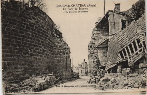 CPA COUCY-le-CHATEAU La porte de soissons (156994)