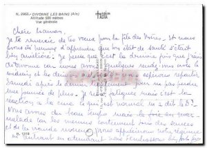 Modern Postcard Divonne les Bains Ain General view