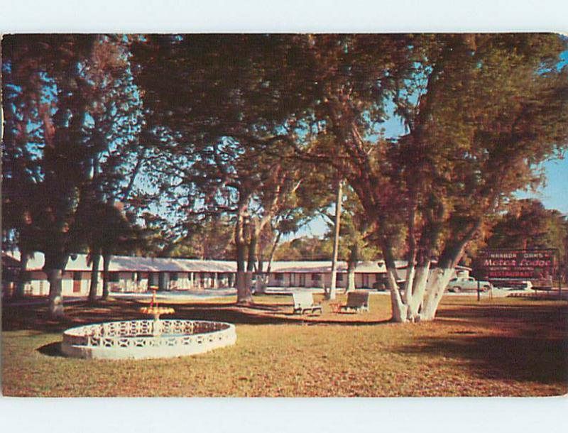 1950's HARBOR OAKS MOTOR LODGE MOTEL Daytona Beach Florida FL s8366