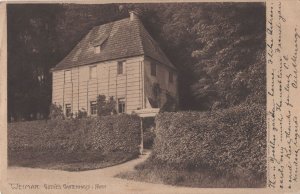 Weimar Gothes Gartenhaus Old German Postcard