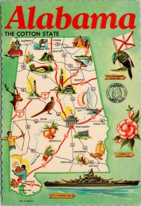 Alabama The Cotton State Postcard PC406